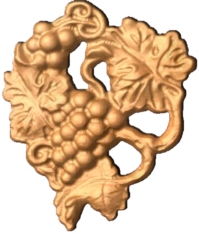 Орнамент грозде с листа